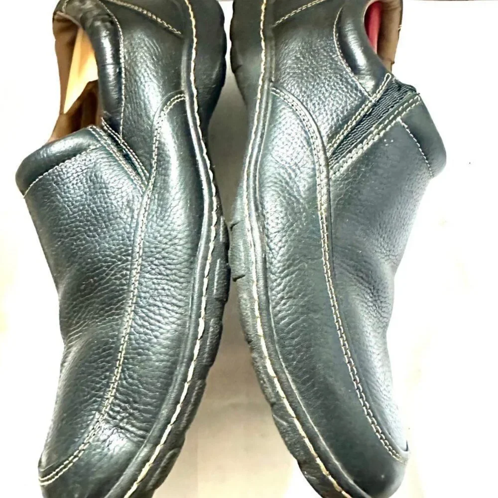 Cherokee Shoes 13 Men’s Hara Casual Slip On Moc Loafer Black Leather Flats